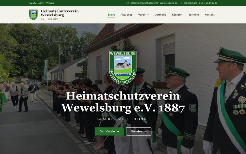 Neue Website des Heimatschutzvereins Wewelsburg