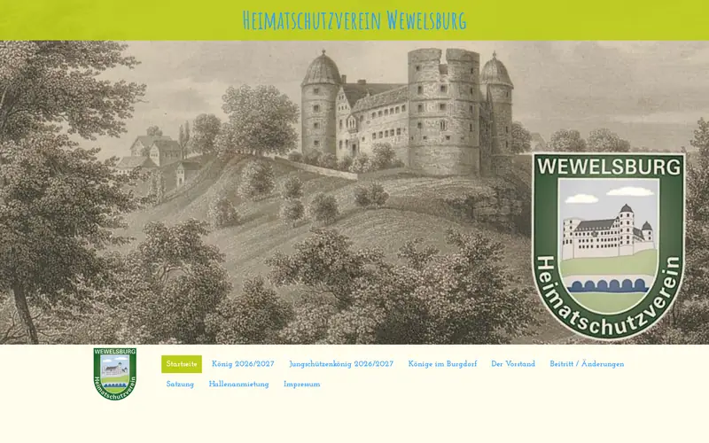 Vorher: die bisherige Website des Heimatschutzvereins